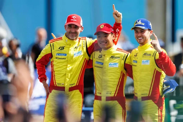 Kubica, Hanson and Ye at the wheel of the Ferrari AF Corse #83 for 2026