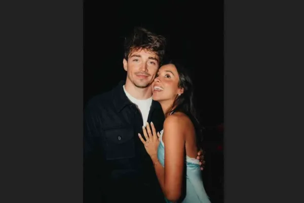 Charles Leclerc married his Alexandra. And celebrates…in Ferrari