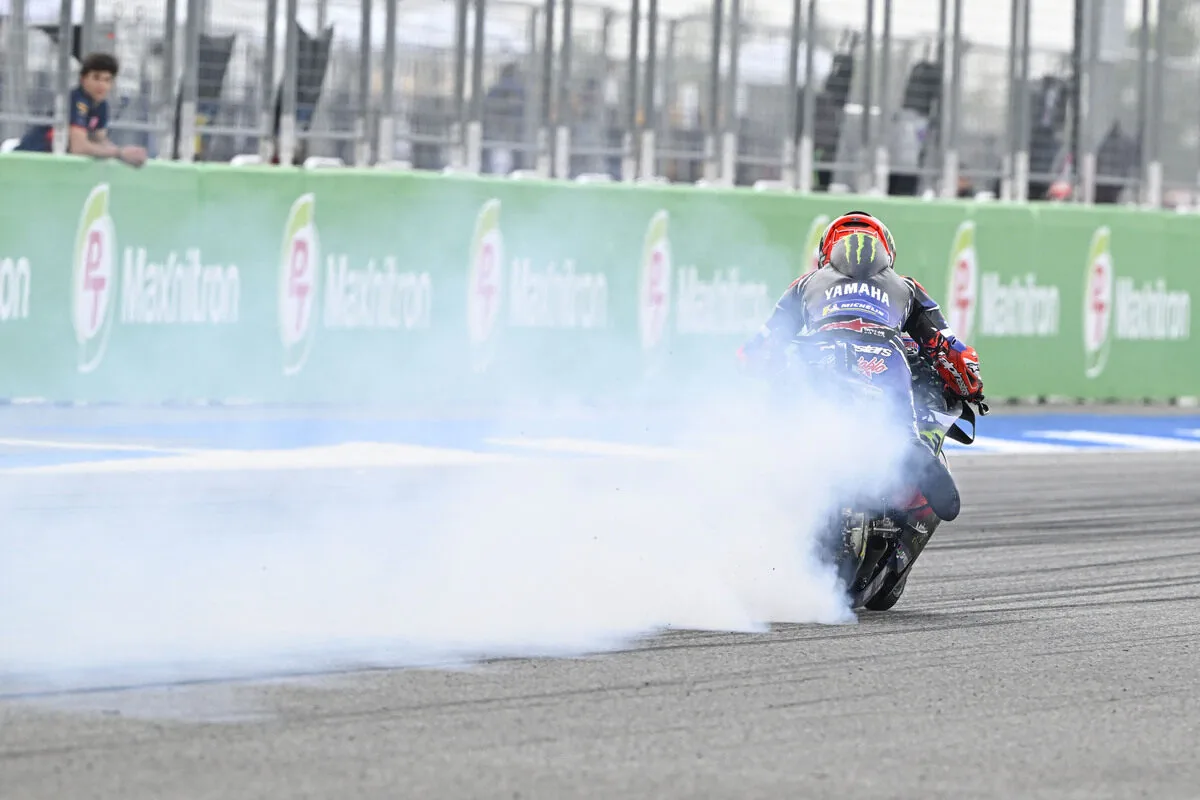 Yamaha, starts also need to be fixed: Quartararo's smoke – VIDEO