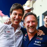 Wolff and Horner, the latest joking exchange of messages: “You were a real b****rd, but…”, “And you, get a haircut!”