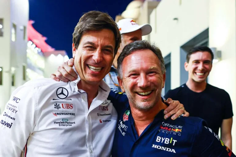 Wolff and Horner, the latest joking exchange of messages: “You were a real b****rd, but…”, “And you, get a haircut!”