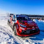 Rally Sweden 2026, SS8: Katsuta ends Day 2 at the top of the standings