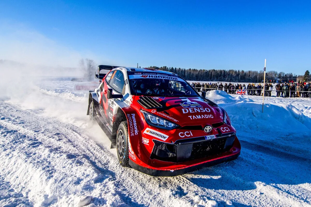 Rally Sweden 2026, SS8: Katsuta ends Day 2 at the top of the standings