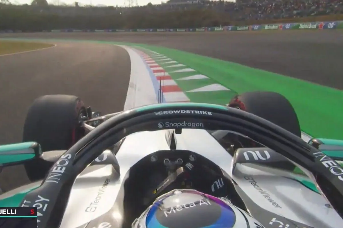 No footage of the 130R, Antonelli’s onboard lap becomes a case. F1 justifies itself: “Technical problem”