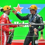 Hamilton: “Great battle with Leclerc, a privilege to be on the podium together with Kimi”