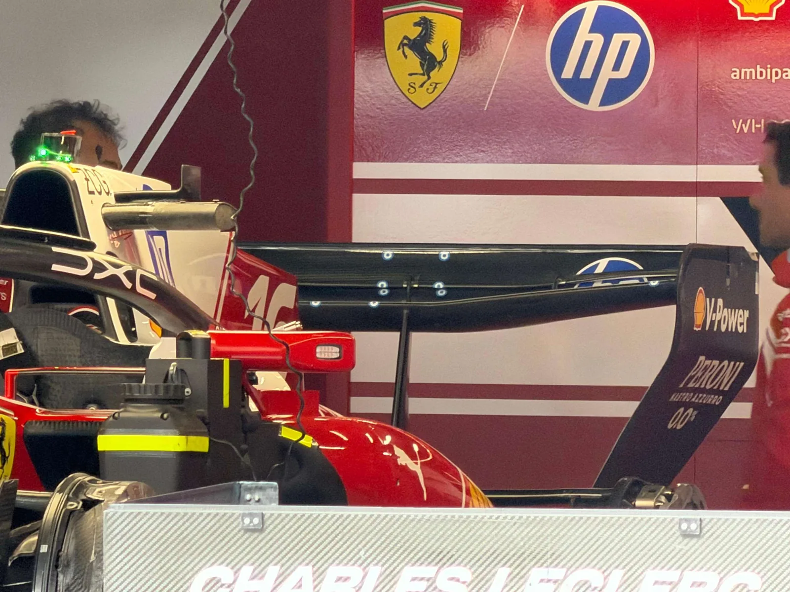 Ferrari, here is the Macarena wing: it is on both SF-26s