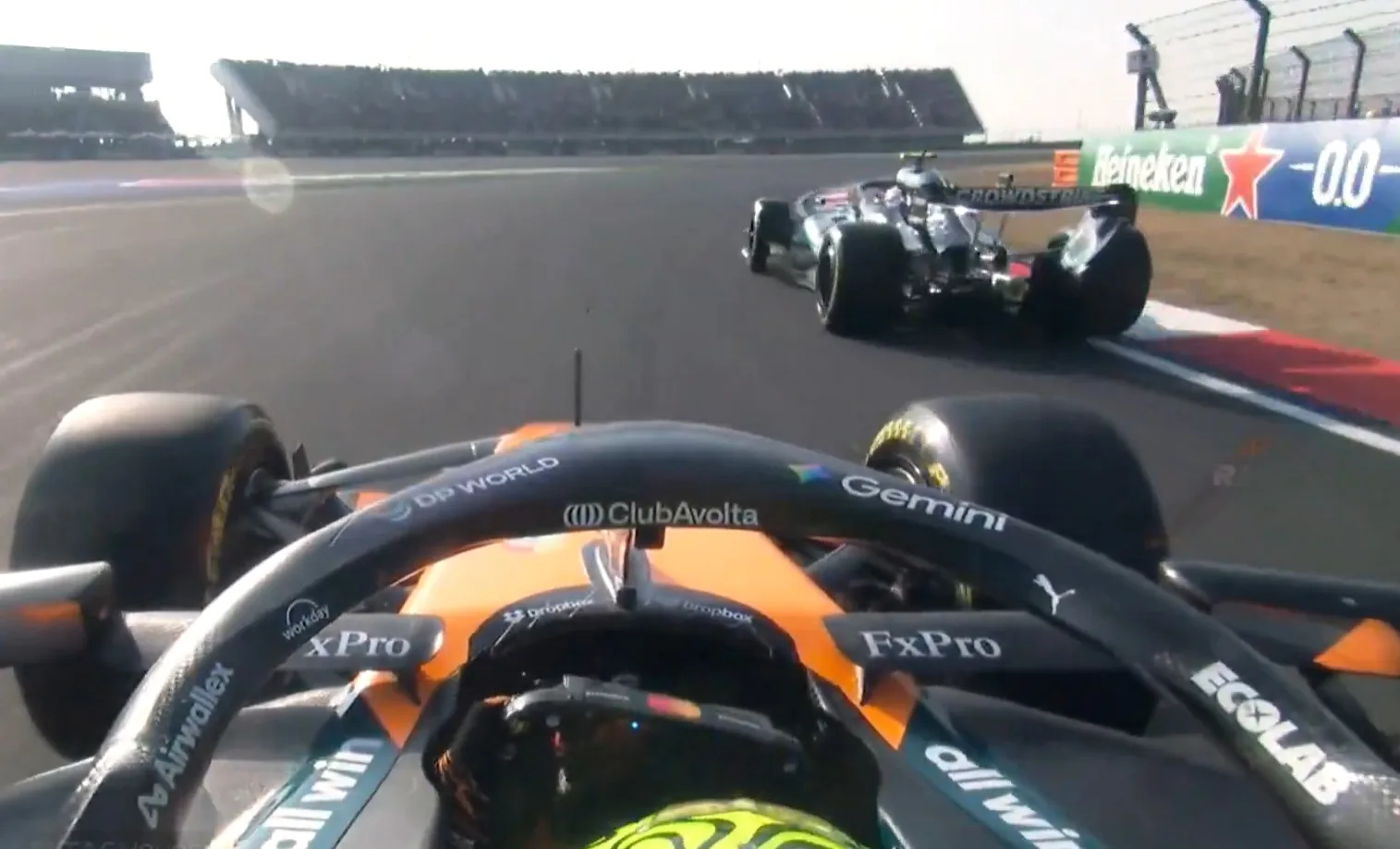 Impeding risk, but Antonelli disagrees: “Norris was on an out-lap. I think nothing will happen”