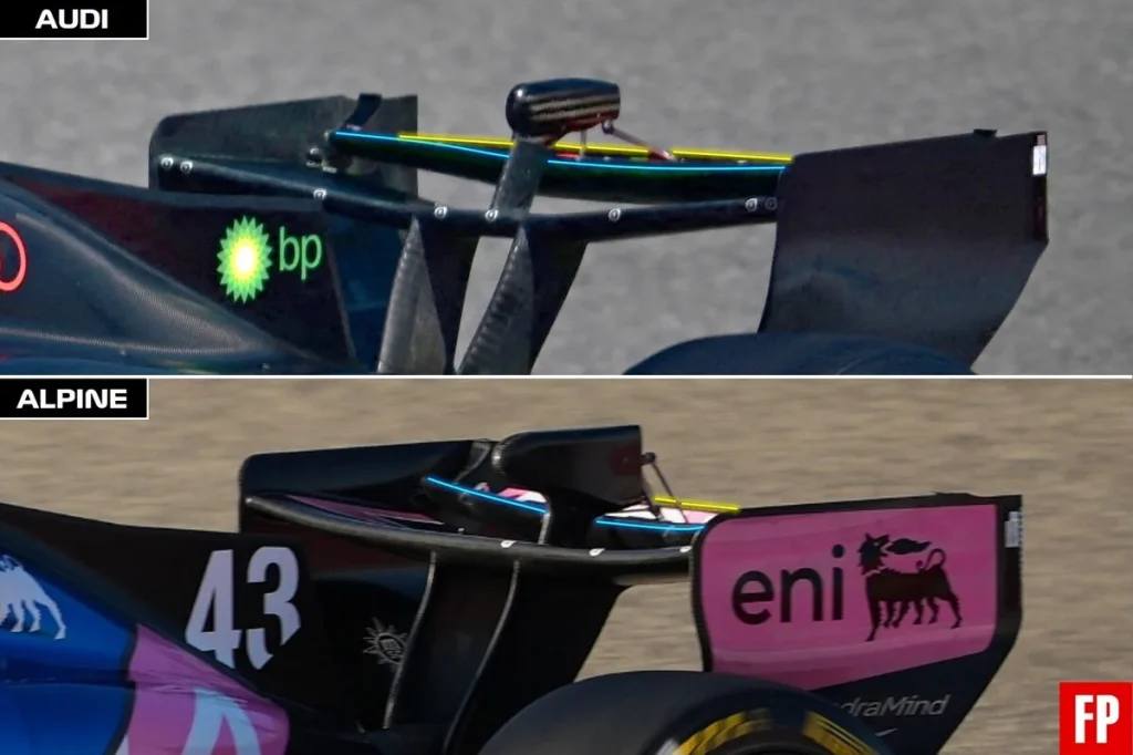 F1 mobile wings analysis
