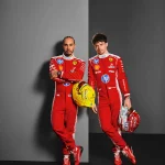 Lego creates the helmets of Charles Leclerc and Lewis Hamilton