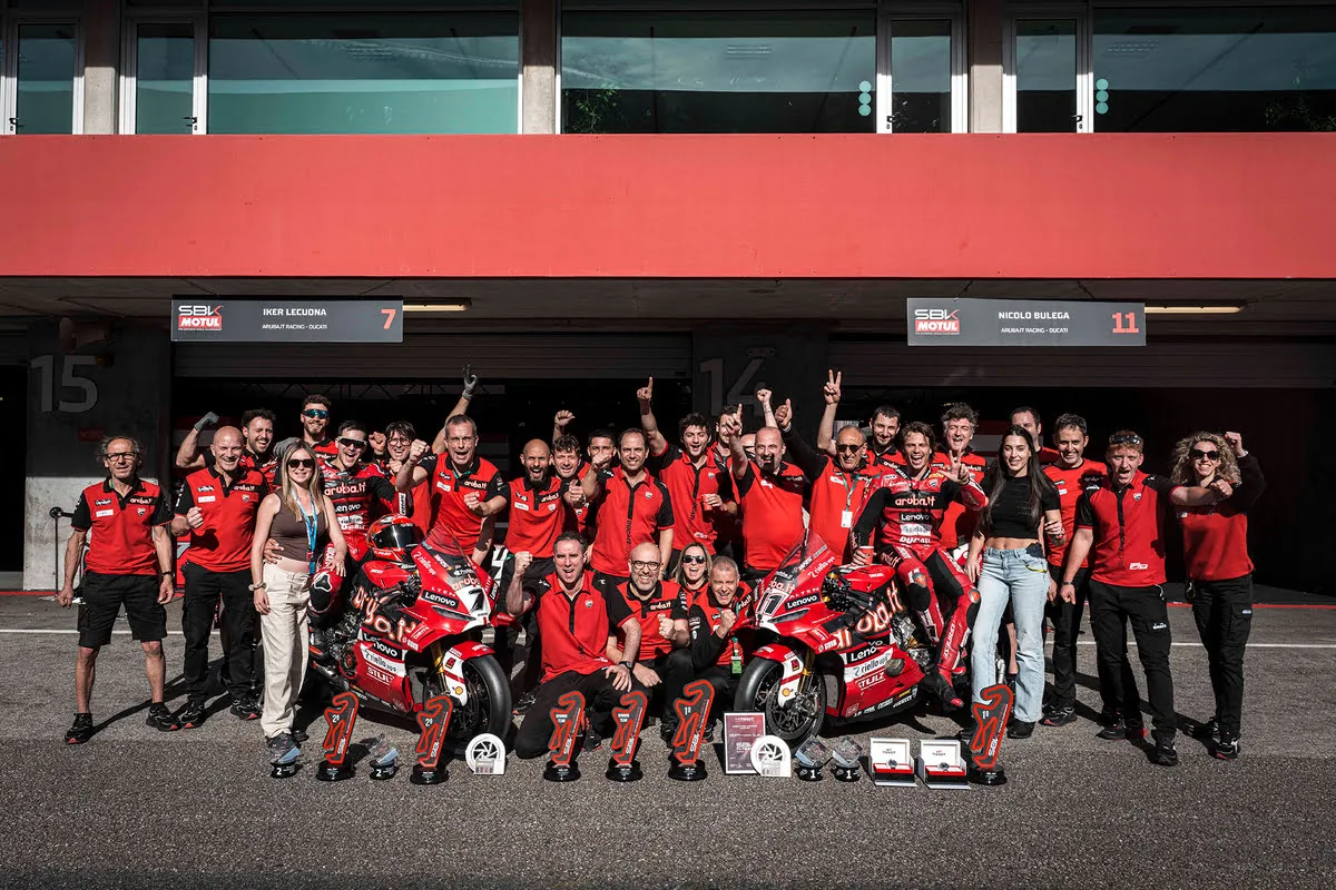 Three doubles in one weekend: Aruba.it – Ducati makes history
