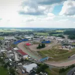 Work in progress at the Sachsenring to improve the safety of the circuit