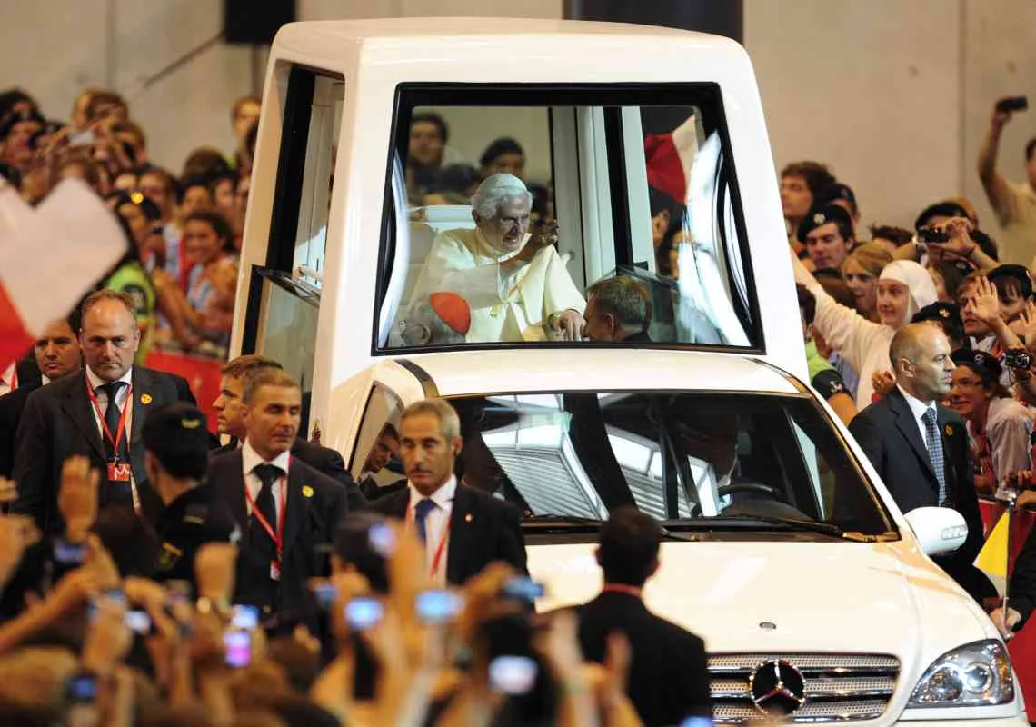 The Vatican opposed Alonso driving Benedict XVI's Popemobile in 2011