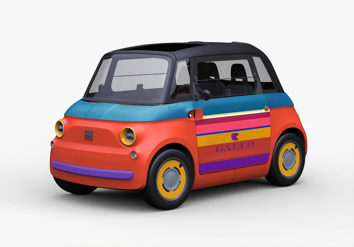 Fiat Topolino, four special liveries at Design Week