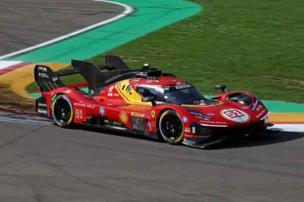 Fast Ferraris on Friday at Imola