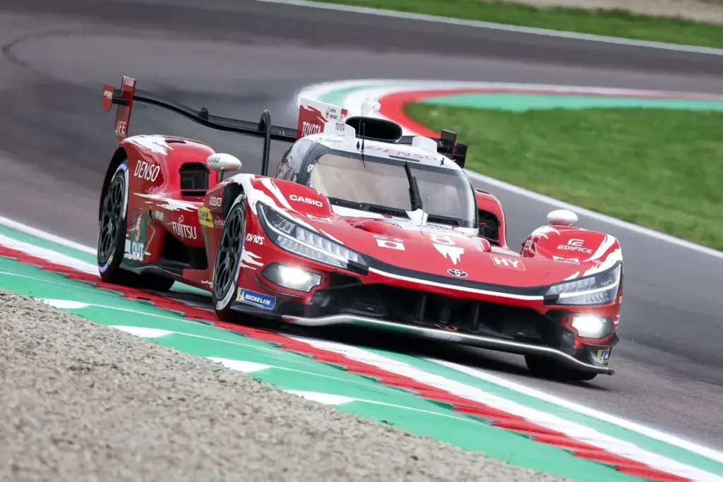 Ferrari 499P triple at the WEC preseason tests in Imola