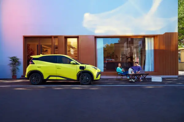 BYD, V2L technology at Milan Design Week