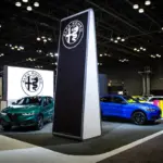 Alfa Romeo at the New York Auto Show: two SUVs on display