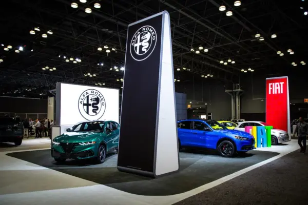 Alfa Romeo at the New York Auto Show: two SUVs on display