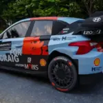 Hyundai in memory of Craig Breen with a special livery in Croatia
