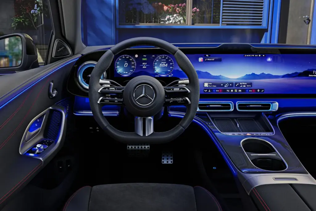 Mercedes Electric C-Class interior