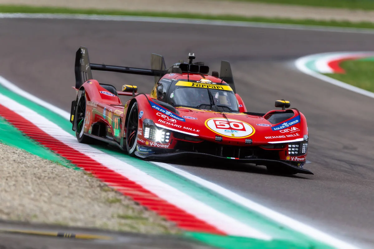 Almost 600 laps completed by the Ferrari 499P in the Imola Prologue