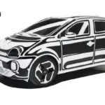 Renault Twingo electric becomes a work of art