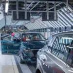 Nissan closes a production line in Sunderland