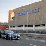 Maserati, road test for camouflaged prototypes