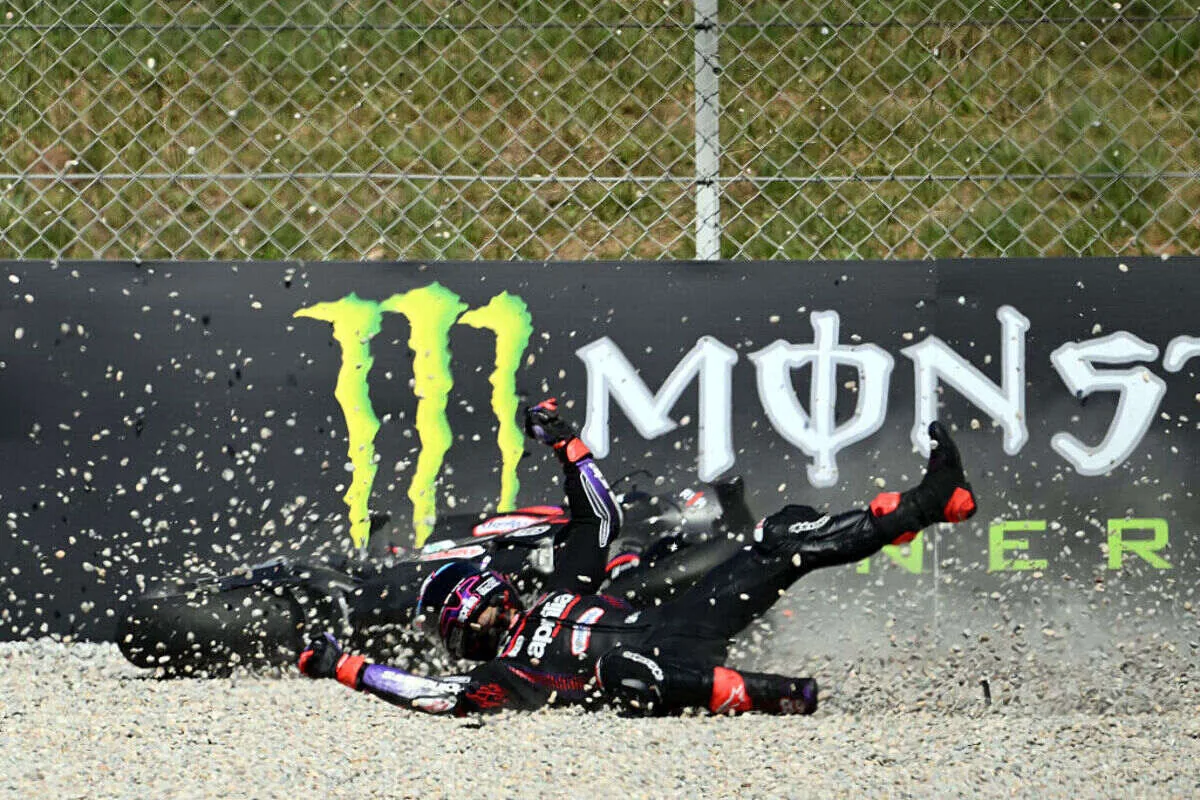 Martin falls again: “What a pity, the pace was top-3 level”