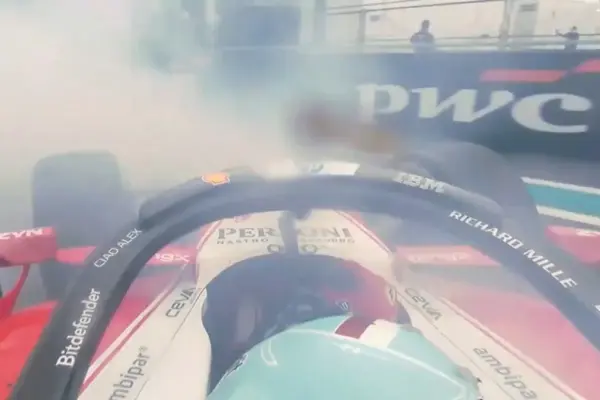 Leclerc, last lap nightmare: spins, damages suspension and is under investigation – VIDEO