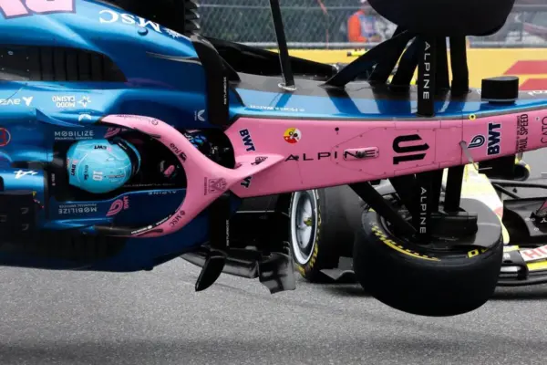 Gasly scares, Lawson 'flips' him in turn 17