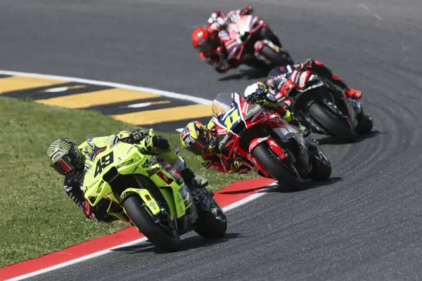 Di Giannantonio: “What a hair-raising moment with Marquez at San Donato, I felt the air moving”