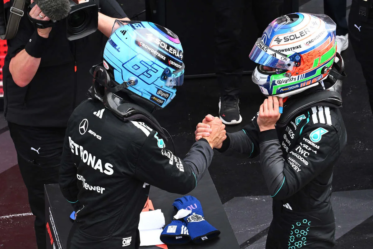 Russell: “Antonelli has often seen the grass, I am happy that we both finished the race”
