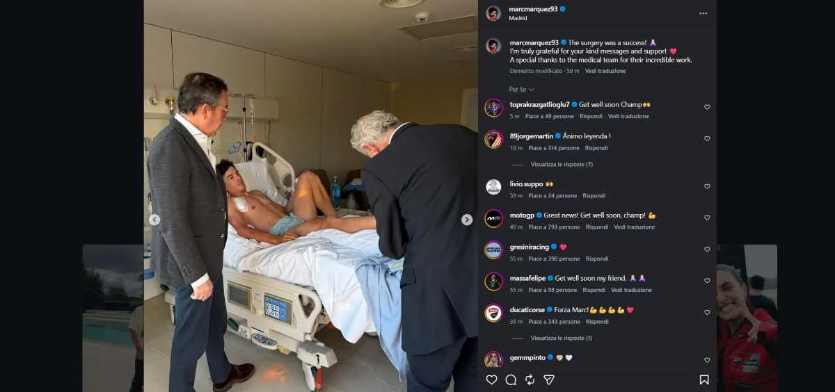 Marquez: “The operations went well”