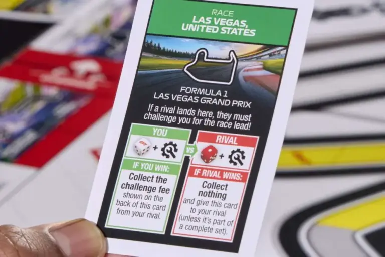 The F1 edition of Monopoly