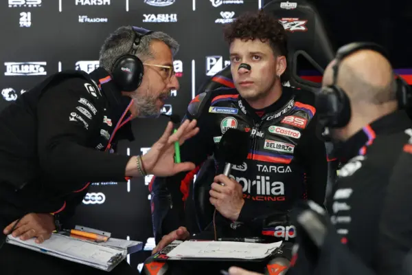 Bezzecchi: “Tire problems? No, those are the things you say in the heat of the moment when you're going slow and want to break everything”