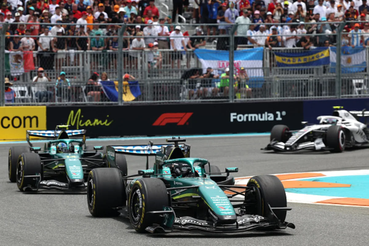 Small satisfaction for Aston Martin in Miami: Alonso and Stroll both at the finish line