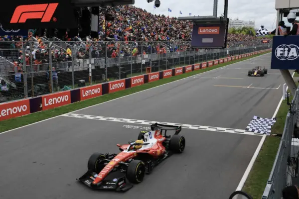 Hamilton celebrates in Italian for second place in Canada: “Thank you all!”