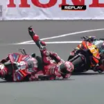 Bagnaia out, Acosta puzzled: “Strange crash. The lap before he had made two mistakes”