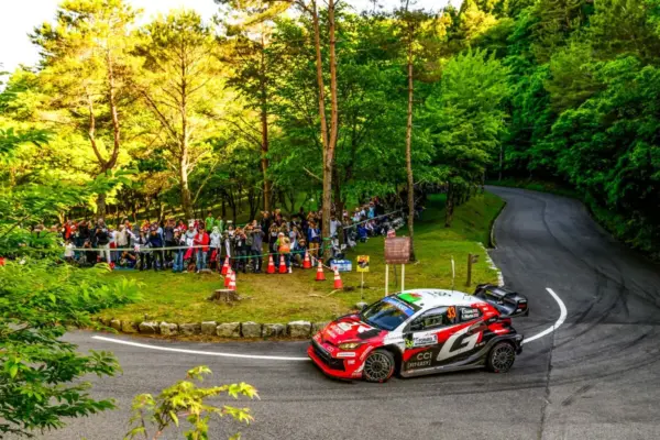 Rally of Japan 2026, Day 2: Evans remains leader, Solberg bids farewell to victory hopes