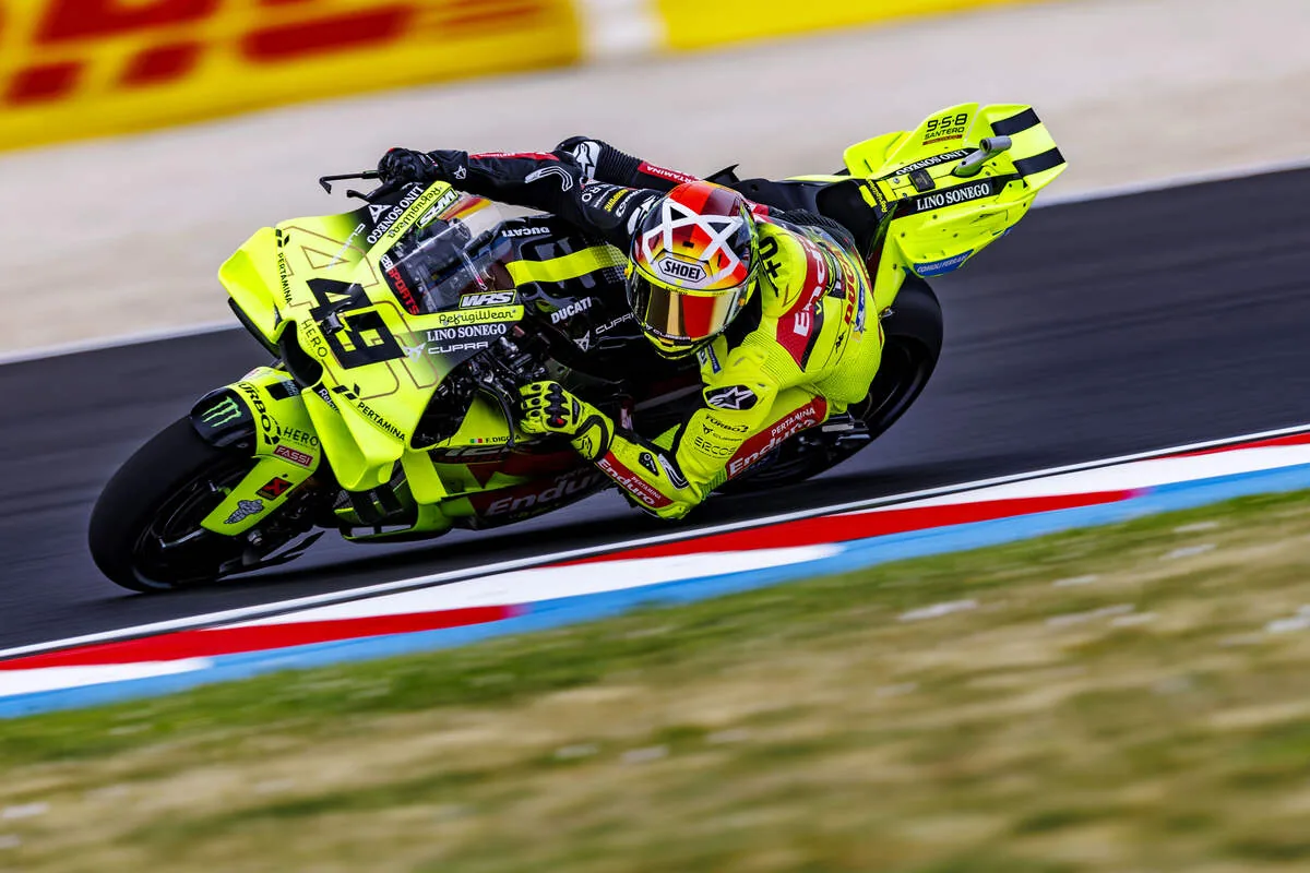 Di Giannantonio: “I'm working to get closer to Aprilia, but what we try goes worse”