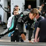 Russell's disaster: drive-through for not serving the 5-second penalty