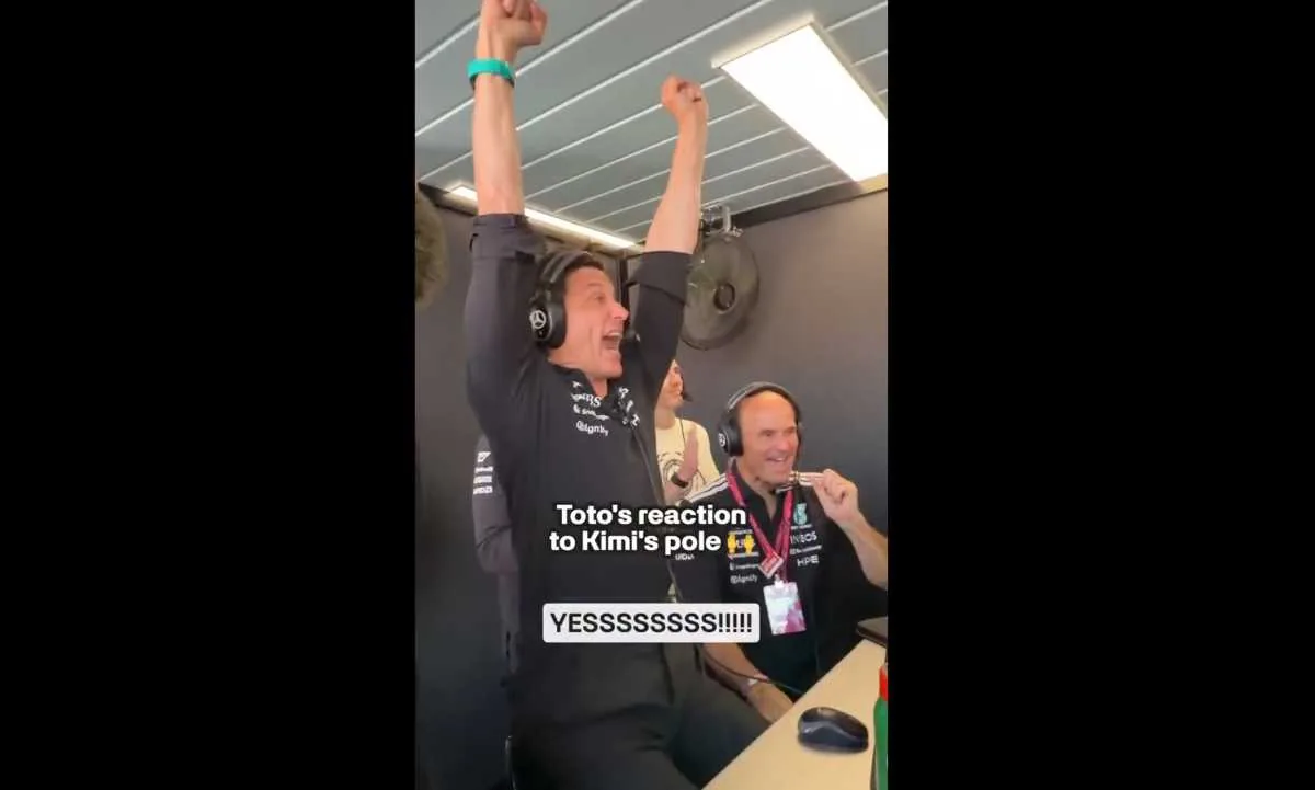 Wolff: “Kimi will have to do the tourist bus” – The VIDEO of Toto's sensational celebration in the pits