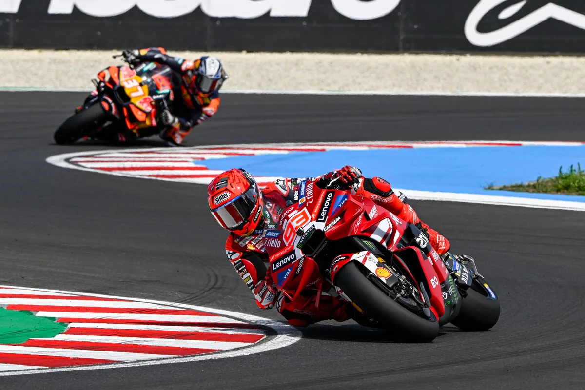 Dall’Igna: “Marquez, how great. Bagnaia? The conditions were there to do something more”