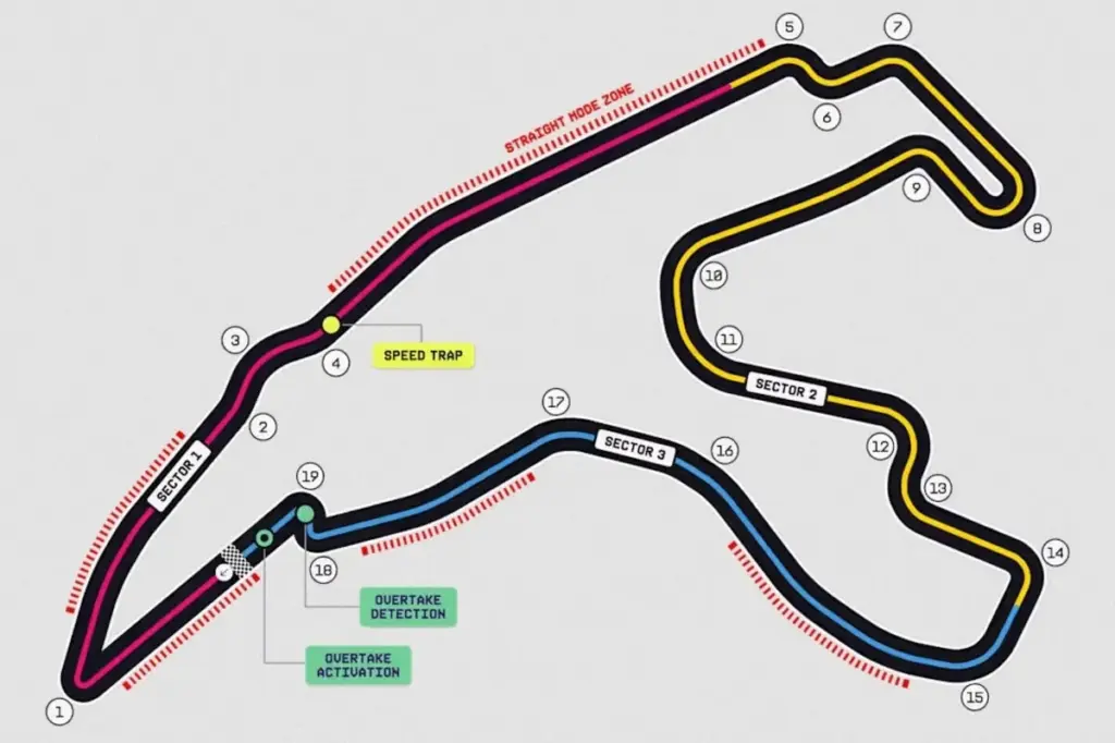 F1 GP Belgium 2026, Spa-Francorchamps: the official circuit map - Photo: F1.com