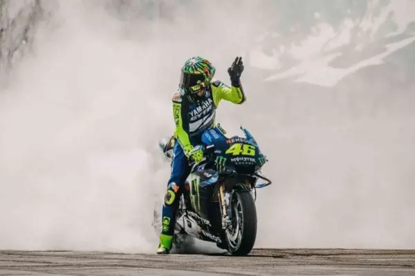 Goodwood | Valentino Rossi is back on the Yamaha M1 for the first time since retirement