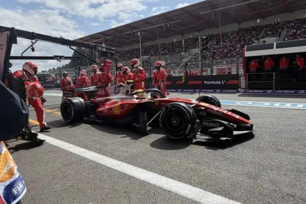 Hamilton, cursed GP: runs over a mechanic (who is fine) and is under investigation for unsafe release