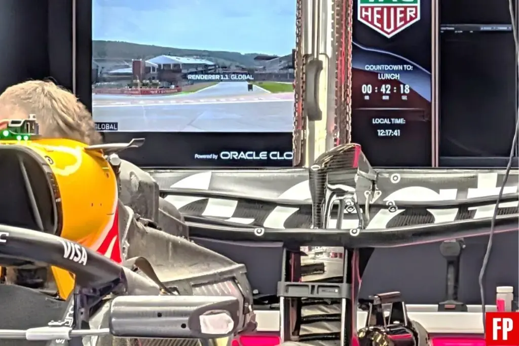 Red Bull rear wing Spa