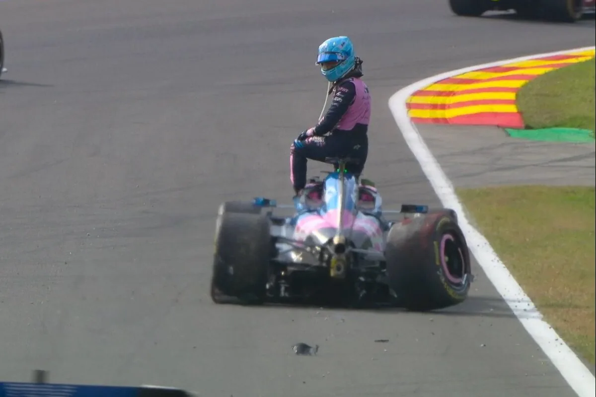 Gasly scares, crash in FP2: the rear of his Alpine destroyed