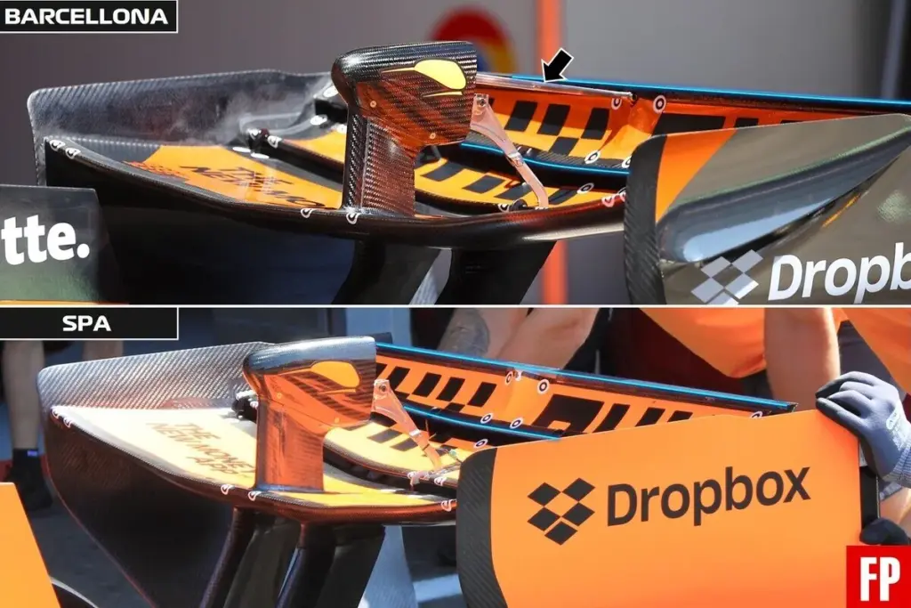 McLaren ala posteriore Spa